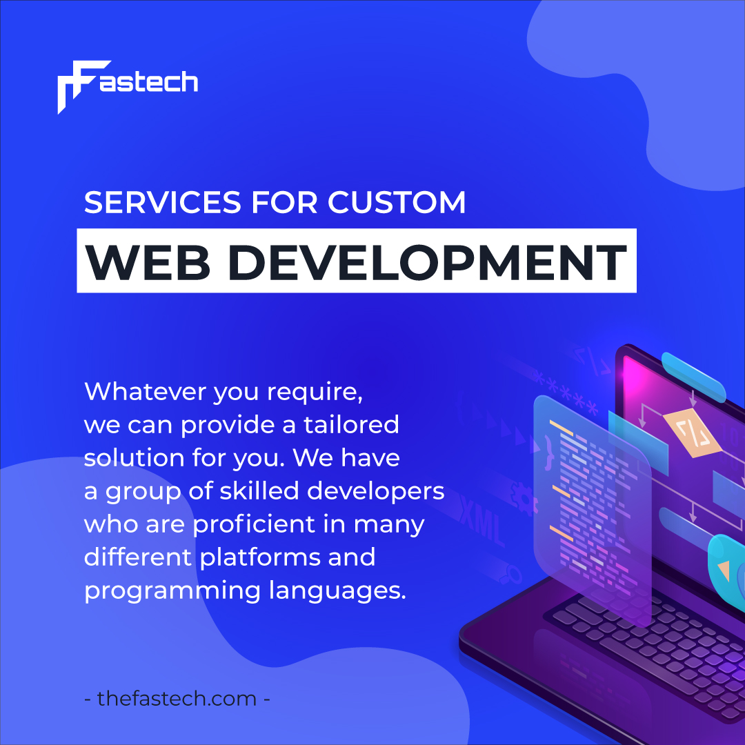 Web development is unquestionably a challenging task. But if you have the appropriate group of specialists, it can be simple.

#webdevelopment #developmentservices #outsourcing #IT #outsource #outsourceservices #fastech