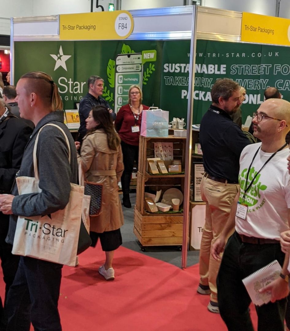 What a fantastic final day at the @StreetFoodExpo at <a href="/ExCeLLondon/">Excel London</a>

If you missed the exhibition, register on our website to find over 1000 Recyclable and Compostable products now online and available to order: bit.ly/3EXydLL