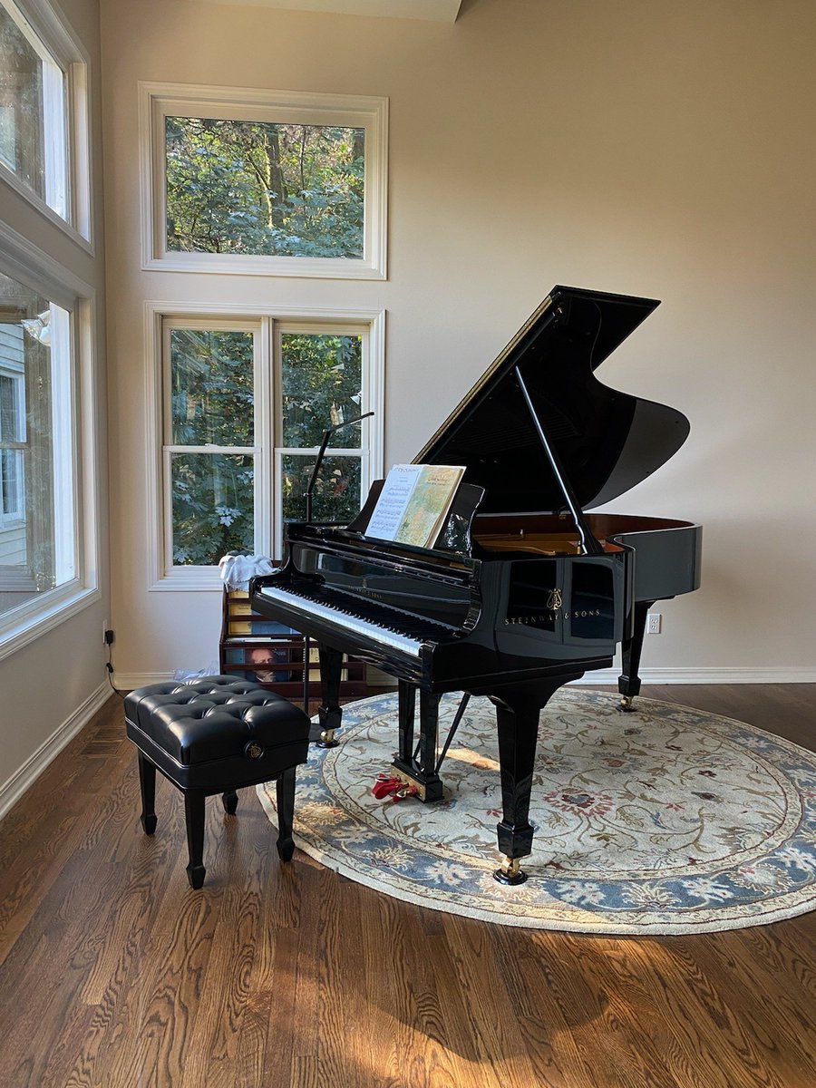 A proud new Steinway owner in the Portland area shows off their Model B grand. Find a Steinway showroom near you ▶️ fal.cn/3sUin