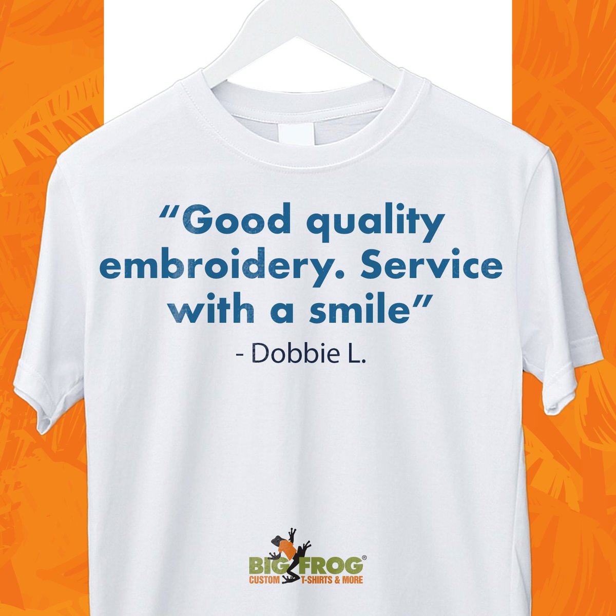 We take pride in both the quality of our products and the level of customer service we provide. Thank you for trusting us with all your t-shirt printing and custom embroidery needs!