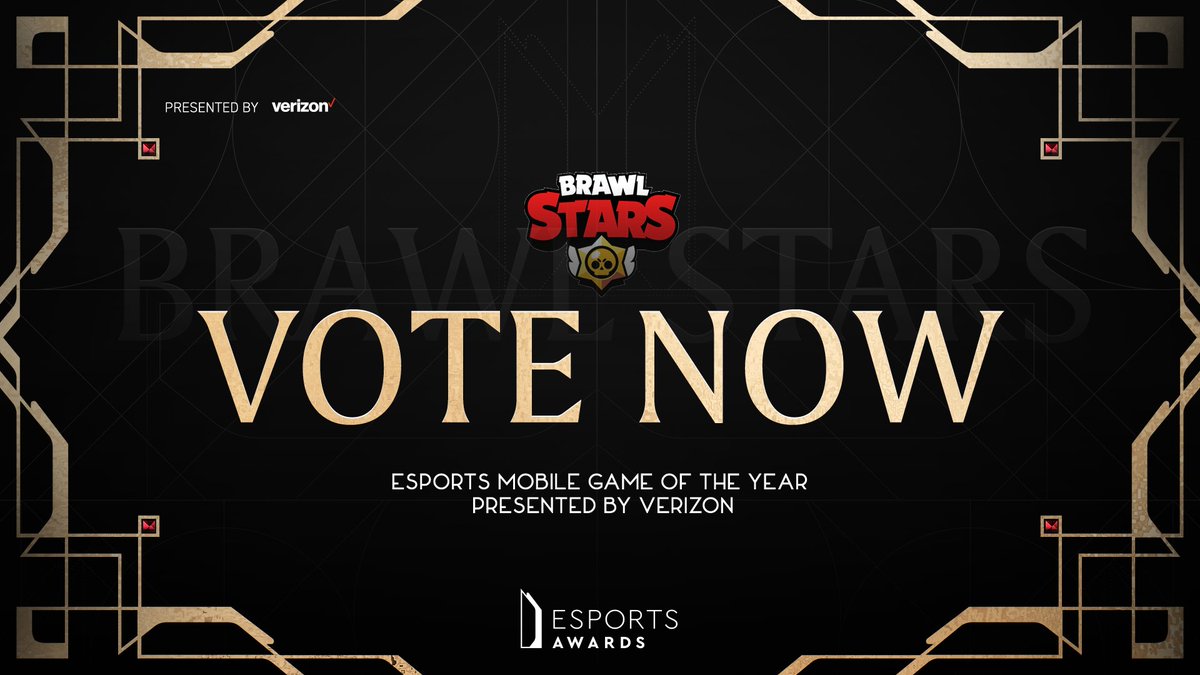 Your finalist @BrawlStars is up for the Esports Mobile Game of the Year award presented by @Verizon. But are they going to have your vote? ✅ Vote now: esportsawards.com/mobile-game/#m… 📅 Tickets: esportsawards.com/esports-awards… Esports Awards 2022 - December 13th | Resorts World Las Vegas