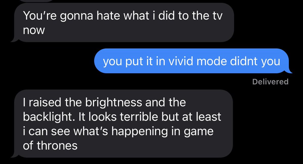 cksopher's tweet image. The nationwide revolt against HBO’s color grading has reached my household