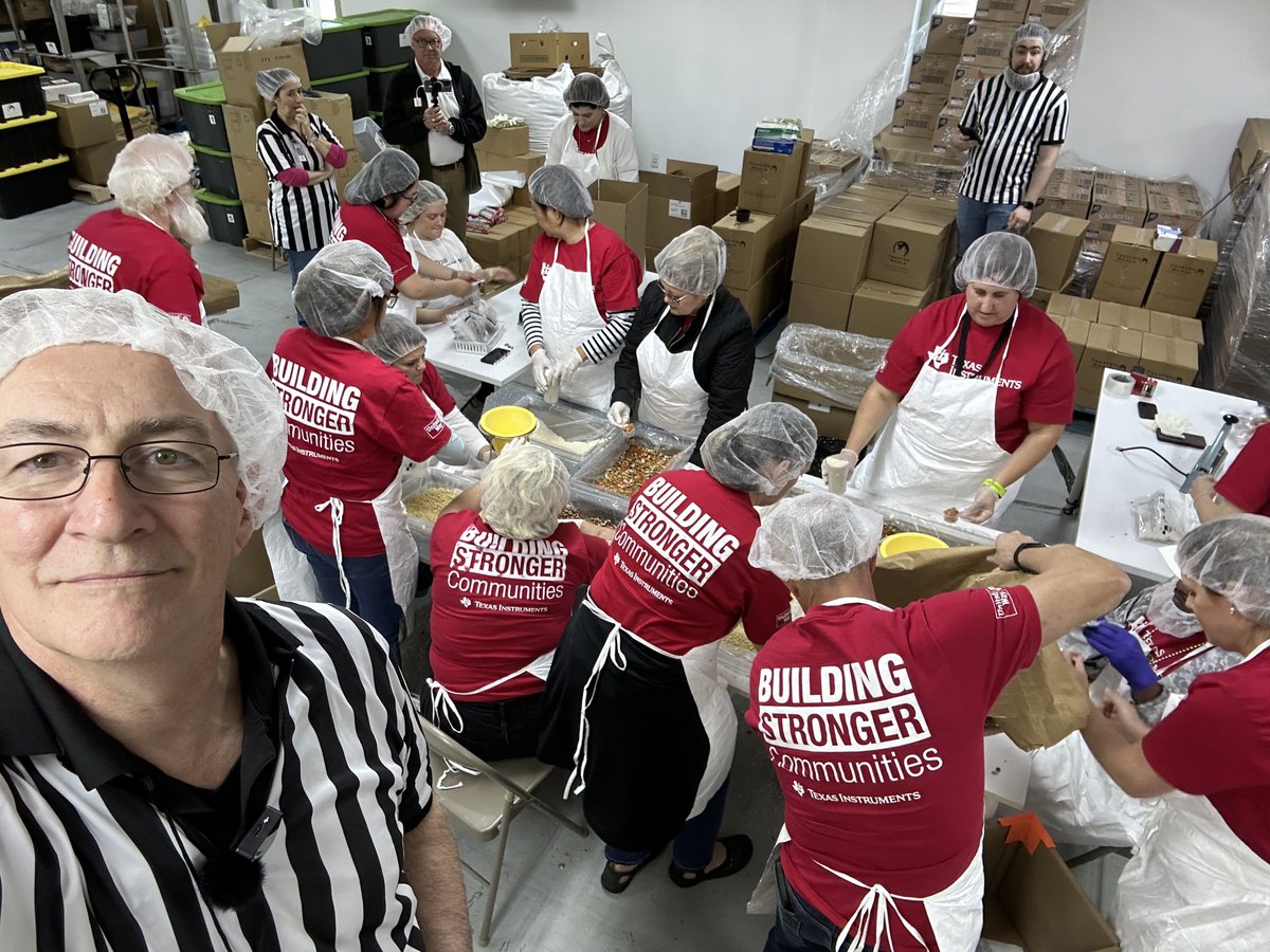 trustedworld's tweet photo. Tuesday, @TXInstruments came out to do a food packing event. It was a blast!! #TrustedHelp #foodpacking https://t.co/jDrxjMyVO2