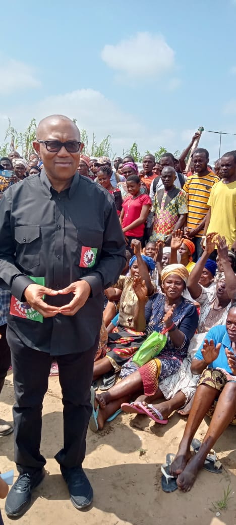 PeterObi's tweet photo. I am in Benue State visiting and commiserating with the flood disaster victims. My solidarity and prayers are with them. -PO https://t.co/mnbEZ6WOPU