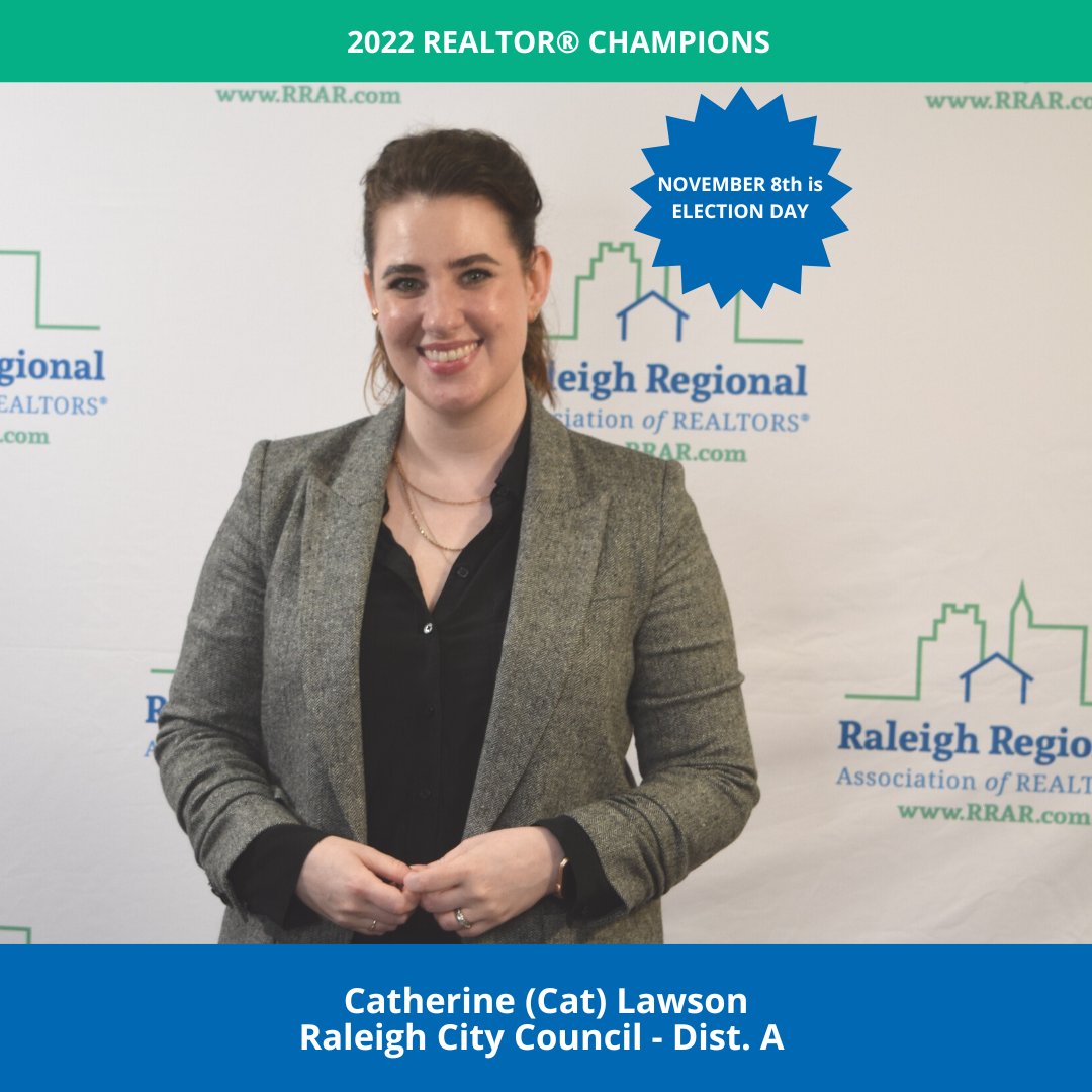 RaleighREALTORS's tweet photo. Say hi to #RealtorChampions running for #Raleigh City Council:
Stormie Forte, Jonathan Melton, and Cat Lawson!
Early voting is Oct 20-Nov 5!
Find polling locations: https://t.co/OOhnNWUJLd
#realtorparty #raleighrealtor #trianglerealtor https://t.co/kEHLhCU7q2