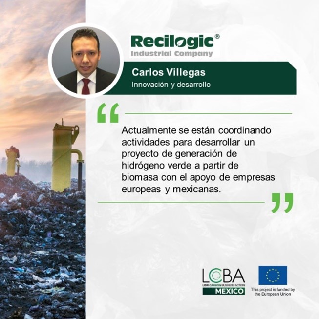 MexicoLowCarbon's tweet photo. A través del #LCBA México, @Recilogic está
utilizando tecnologías de la UE para un proyecto de hidrógeno verde que podría transformar
la gestión de residuos en México.
Conoce más sobre Recilogic aquí ➡️ https://t.co/tL5ytfuw8R
#LCBAM #Sustainability #GestiónResiduos. https://t.co/WGbKqMNSzQ