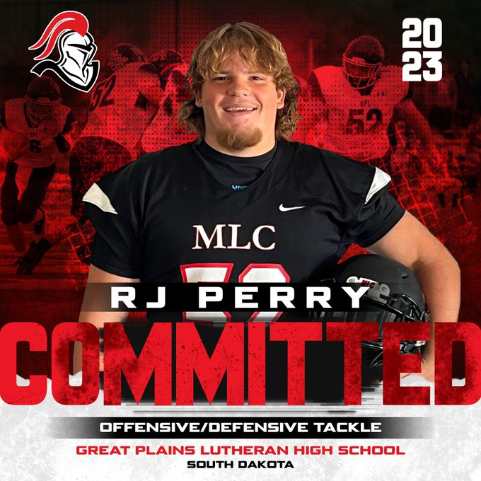 RJPerry52's tweet image. Thank you @CoachHeebs @MLC_DLine @TonyOrtmann @MLCFootball for the opportunity to play football and to continue my Christian education at MLC! With all that being said 100% COMMITED!!!! #RUNTOWIN