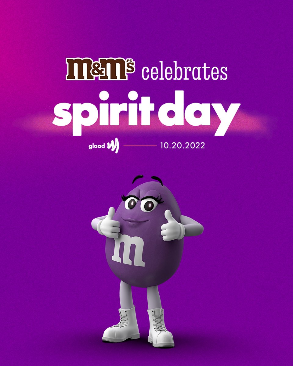 mmschocolate's tweet image. We’re celebrating #SpiritDay! 💜 Show your support for LGBTQ youth and take a stand against bullying by going purple too.