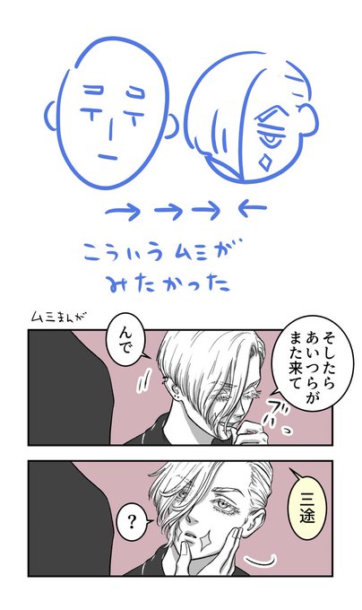 ム三
ム→→→←三だった場合の始まりにおいて 