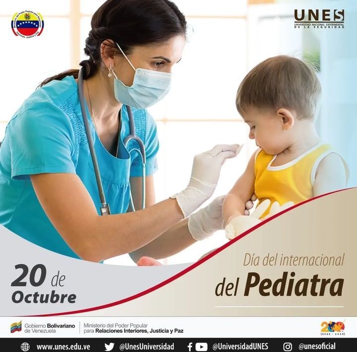 #10AñosDelGolpeDeTimón 🇻🇪 
20 DE OCTUBRE: ¡DÍA INTERNACIONAL DEL PEDIATRA! Esta celebración se remonta al año 1939, con la instalación de la Sociedad Venezolana de Pediatría.
El pediatra es el médico más querido de la familia.
<a href="/lacamer/">GRAL LARRY CARRERA</a> 
@DttoUnes1 
@zavarse_fabio