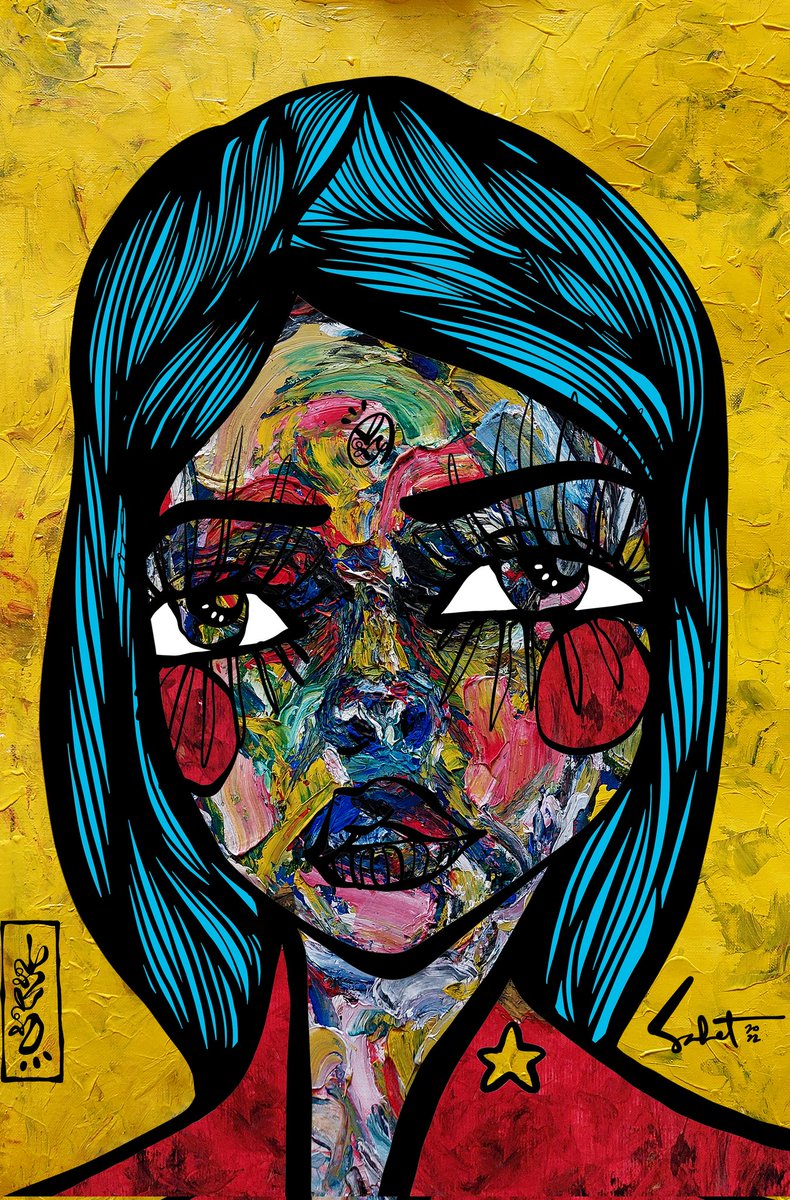 Mahini_masoud's tweet photo. 🚨DROP ALERT
My 1/1 Collab with great artist @sabet
♦️Open for your offer now ♦️
"Quantum 2022 CROMWELL X STARGIRL by SABET"
Digital x physical painting
Available on: @foundation
#stargril
Link ⤵️ https://t.co/Qujyol9J7T
