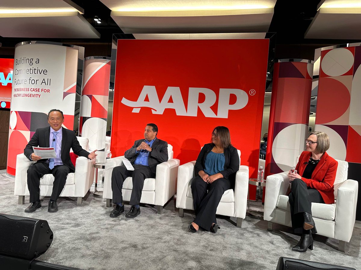 AARP's <a href="/DoctorTanMD/">Erwin Tan 陳</a> interviews <a href="/maulikjoshi/">Maulik Joshi</a> <a href="/MeritusHealth/">Meritus Health</a>, <a href="/SohiniStone/">Sohini Stone (she/her)</a> <a href="/Google/">Google</a>, and <a href="/bethtruesdale/">Beth Truesdale | @truesdale.bsky.social</a> @UpjohnInstitute <a href="/HarvardPopCtr/">Harvard Pop Center (@HarvardPopCenter on bsky)</a> on Creating a New Culture of Health in the #Workplace #healthylongevity