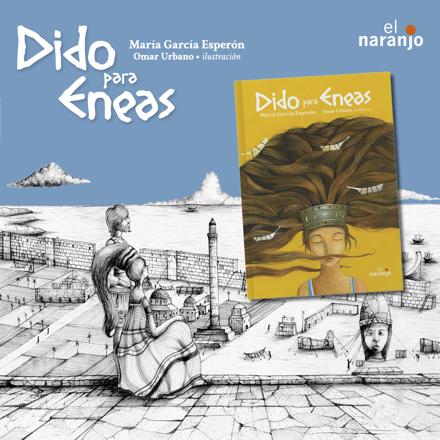 el_naranjo's tweet photo. "No quiero la vida sin tus ojos grises, sin la mirada de tristeza con que sostienes la ternura".
¿Ya leíste #DidoParaEneas? Un 📒 de @MGarciaEsperon en la #ListaDeHonor @IBBYMexico 🎨 por #OmarUrbano.
Empieza aquí 📖✨ https://t.co/aUHWtiaEh1
#clásicos #Novela #LaEneida https://t.co/z7HRQVRBEO