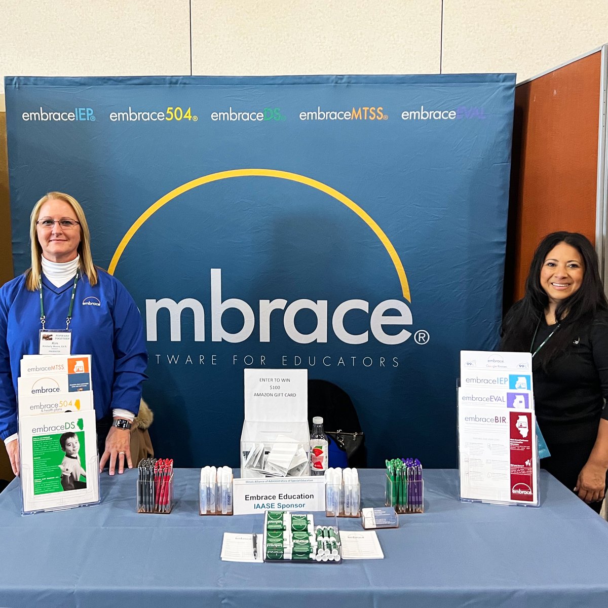 EmbraceSchools's tweet photo. We're at the #IAASE conference in Tinley Park. Come say hi👋 https://t.co/6fpJ0WF5Z3