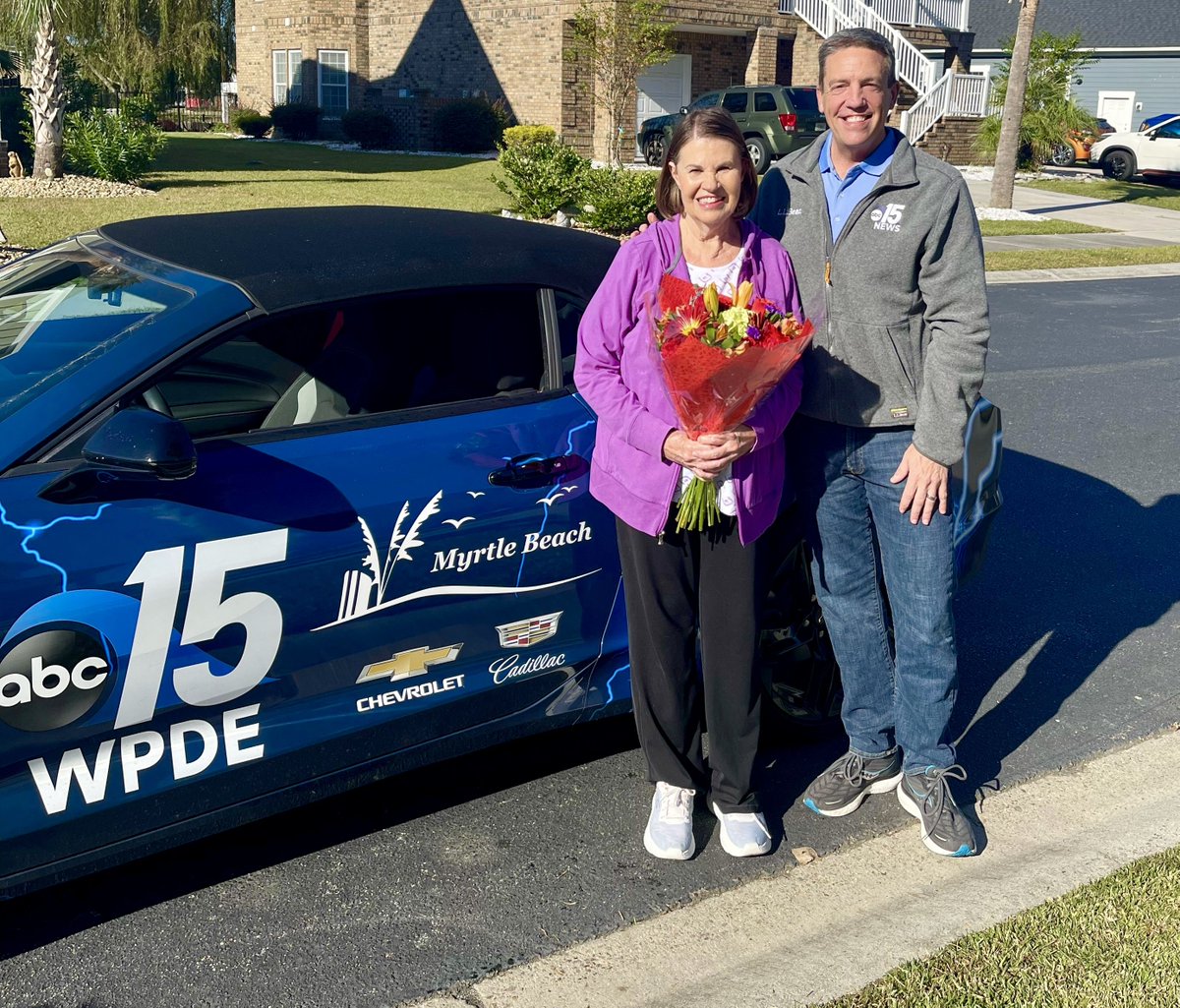 EdPiotrowski's tweet photo. Busy but very fun morning with two driveby birthday celebrations and a station tour!
1.  Pastor John Kirby - Forestbrook Baptist Church
2. Patricia Kistler - Carolina Forest
Happy birthday John and Patricia!
3. 4th graders from Green Sea Floyds Elementary. 
Nice to see you all! https://t.co/CyfCrZSGXU