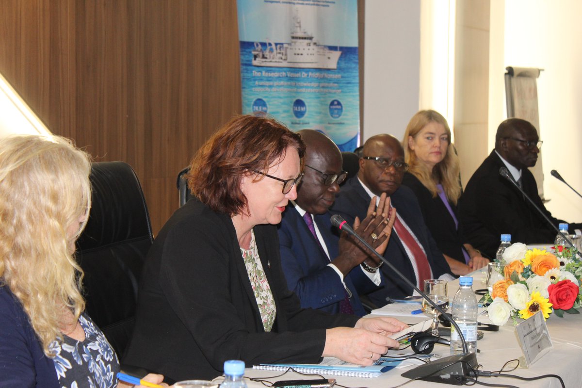 MereteEAFNansen's tweet photo. That's a wrap! ✅
Thank you Ministry of Fisheries and Maritime Economy #Senegal 🇸🇳, State Sec. @BjorgSandkjaer🇳🇴, FAO Rep. @rgguei, @FAOSenegal, country delegates, partner representatives, @norad &amp; @havforskningen for making the #EAFNansen Forum 2⃣0⃣2⃣2⃣ a successful event. https://t.co/1mCmvk33SR