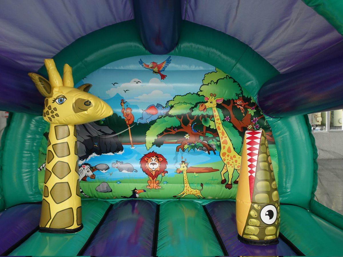 Born2Bounce_uk's tweet photo. Jungle 3D bouncy castle hire in Stockport Tameside Oldham Manchester https://t.co/LQwP6PukBJ