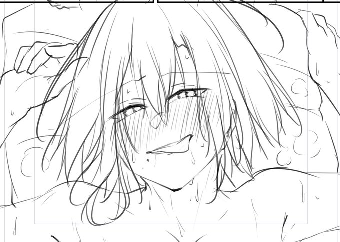 最高にエロい表情が描けた 