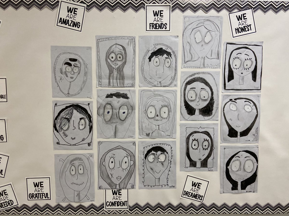 The Jr Hall has some pretty spooky art happening! <a href="/mrso_connor/">Rebecca O'Connor</a> <a href="/MazzottaMs/">Sara Mazzotta</a>