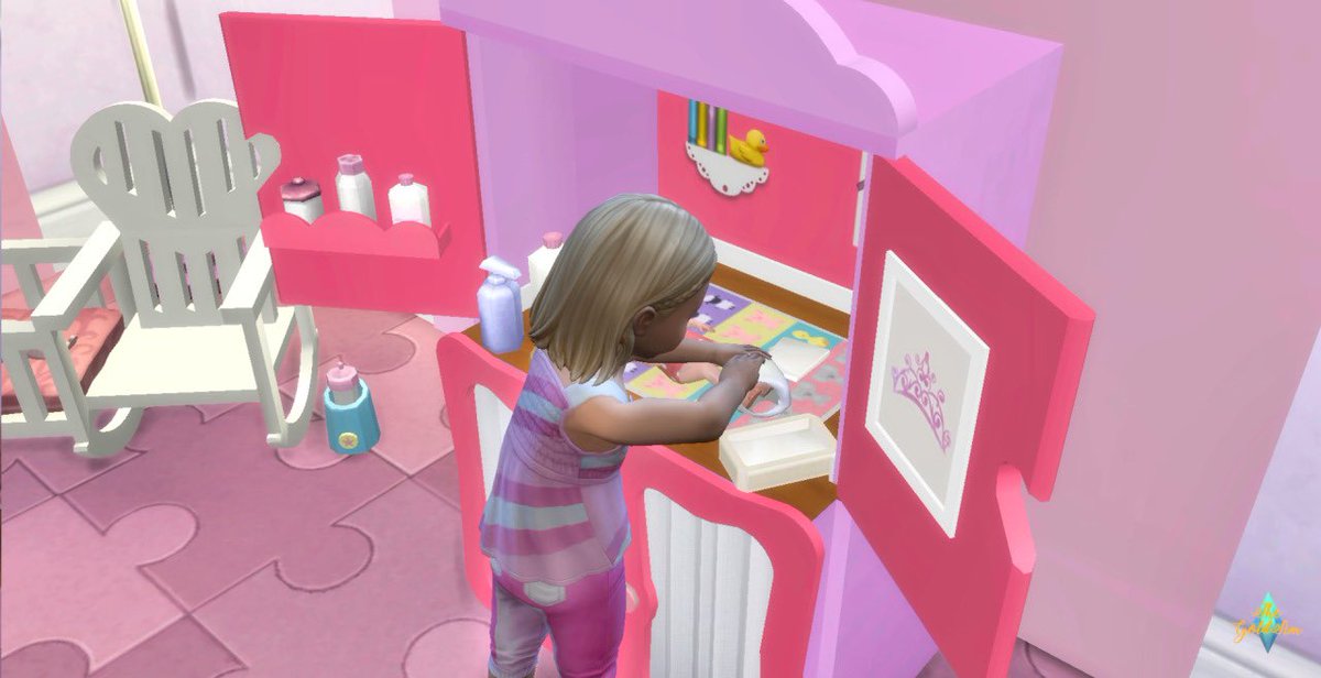 Goldsimz's tweet photo. #TheSims4 - New Nursery Playroom Set Check out my tumblr for more info TheGoldSim https://t.co/bSxvziuPQG