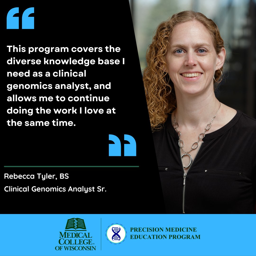 MCW Precision Medicine MS Degree & Certificate tweet media