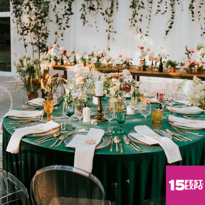 Extraordinario mobiliario para tu gran día 👸💚✨