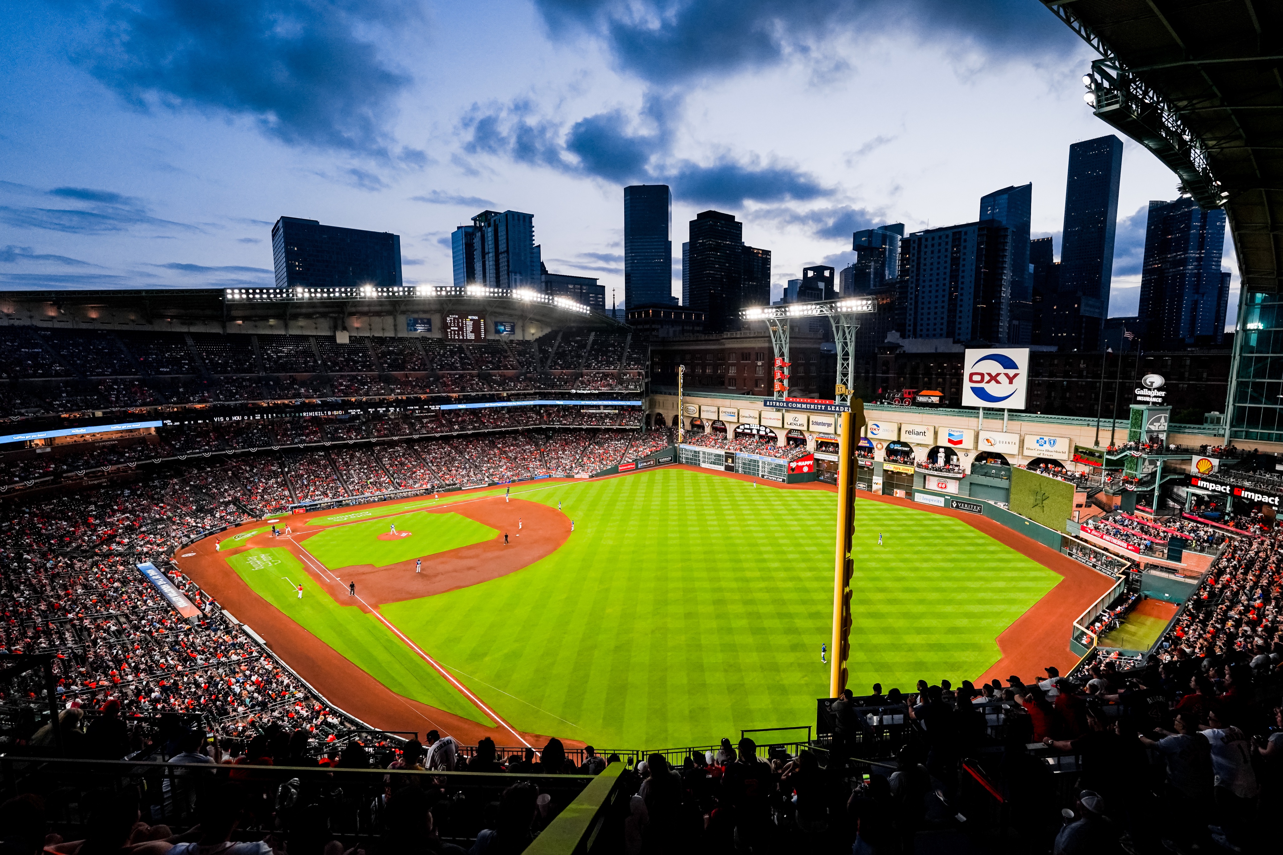 minute maid park night