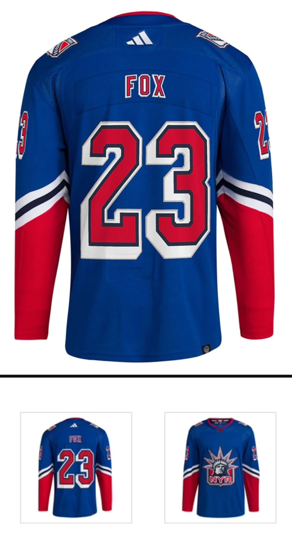 Anthonyyy on Twitter "Preordered my Foxy jersey!! NYR ReverseRetro