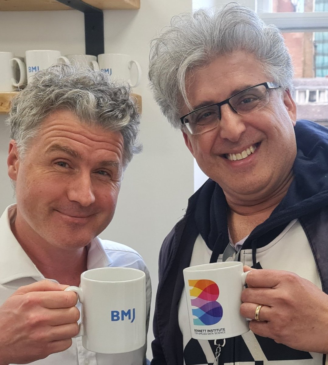 I run @BennettOxford. This man @KamranAbbasi is Editor in Chief of @bmj_latest Together we have invented a new form of non-viral niche-brand digital-content... Behold the MUGSWAP MUGSHOT