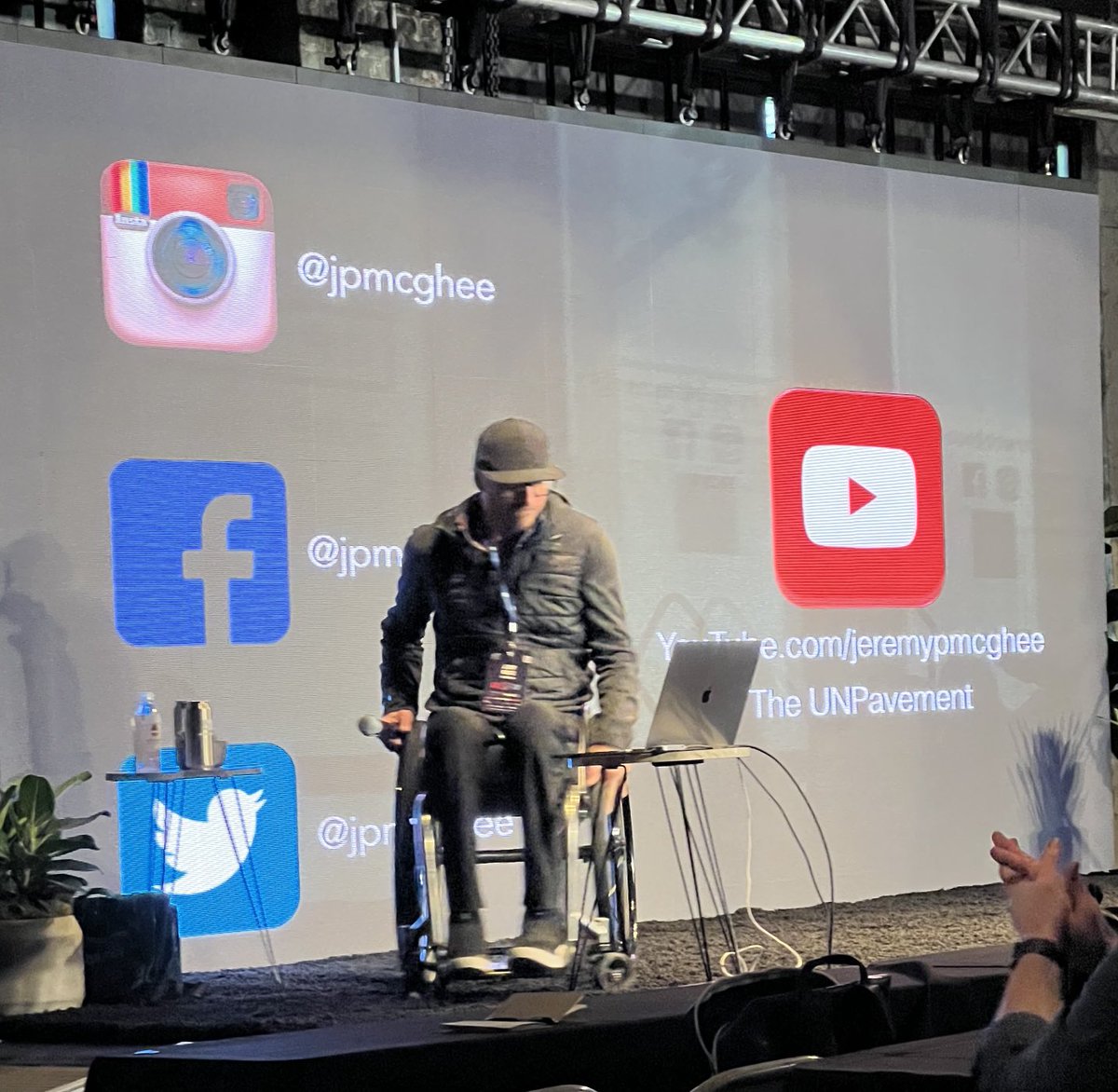 Amazing presentation by ⁦<a href="/jpmcghee/">Jeremy P. McGhee</a>⁩ about access to mountain biking for everyone.  #inspirational ⁦<a href="/peopleforbikes/">PeopleForBikes</a>⁩