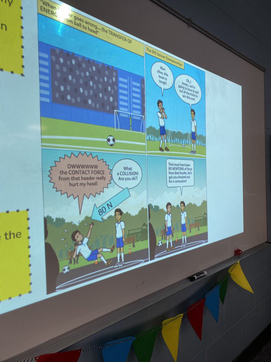 burnsiewoj's tweet photo. 8th @SundlingJH scientists showed their mastery level understanding of #contactforce this week in the library using @Pixton. What great evidence of learning! @D15Schools #LITinD15
#proudtobe15
#D15reads https://t.co/D2HqyFs5w9