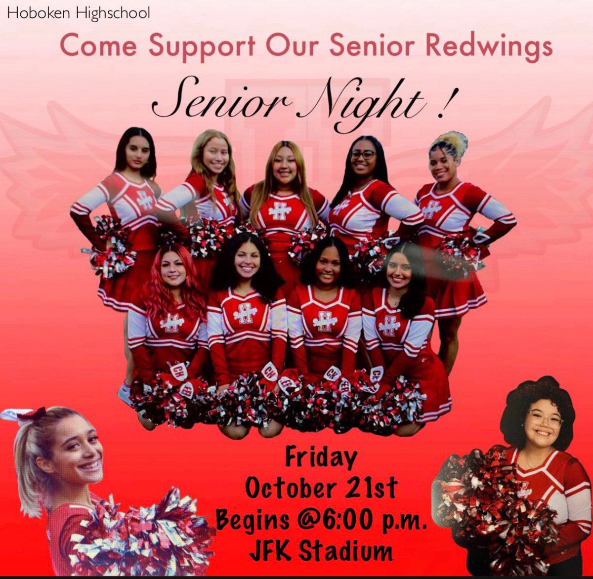 Come out and support the Redwing Cheerleaders. #RedwingCheer #RedwingsPride