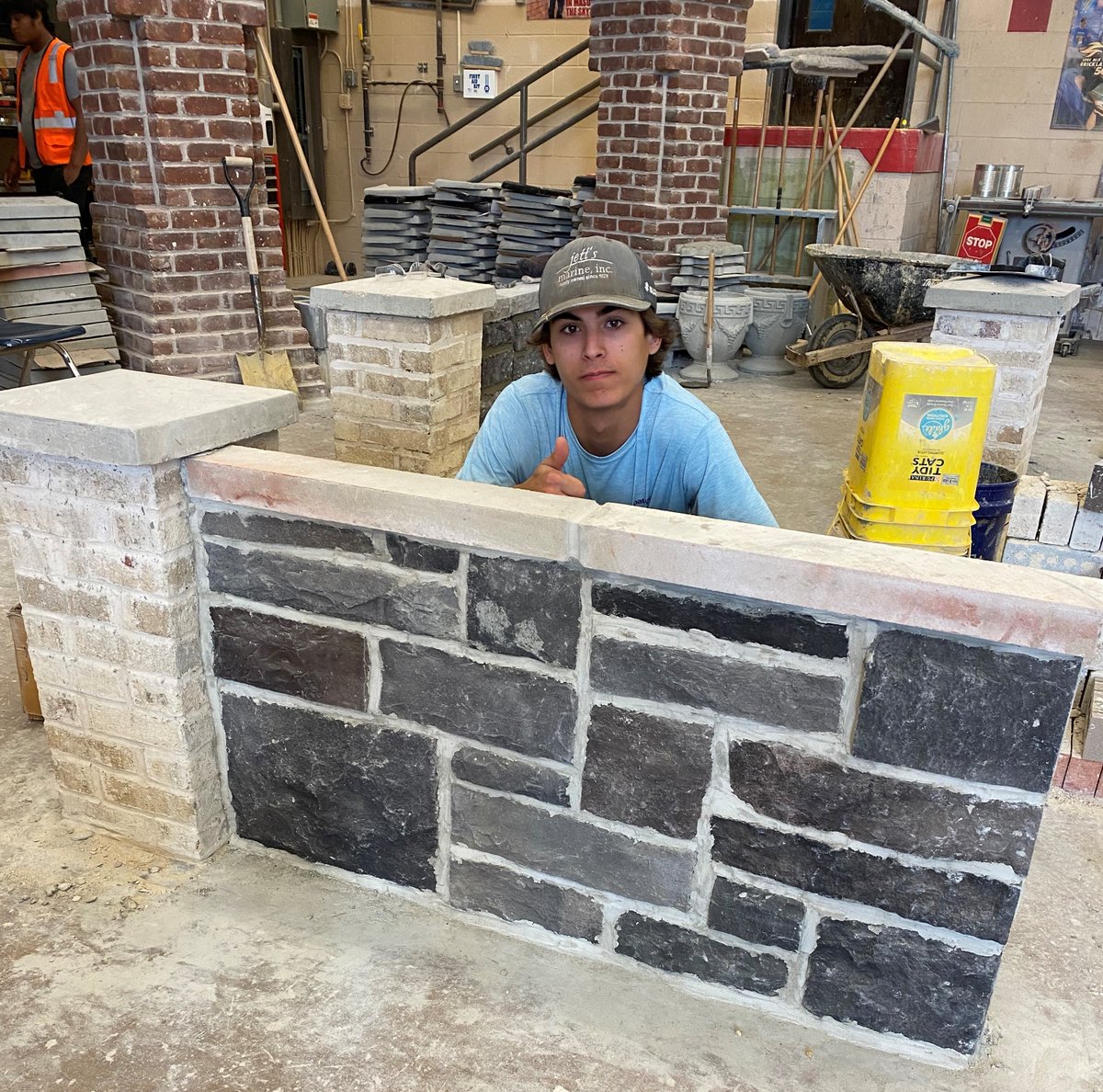 Career Tech Spotlight: Braden Krug is a senior at FSK and a member of the Masonry Program. His favorite part of the program is working with the masonry ‘family’ in the shop and Mr. Campanile. After graduation, he plans to continue working for his dad then start his own business.
