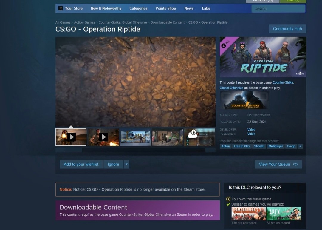 the operations seems like to be available again? i tried to buy it but it obv doesn't work, as u can tell on the second screenshot

#CSGO <a href="/ohnePixel/">ohnePixel</a> <a href="/zipelCS/">zipeL🇩🇰</a>