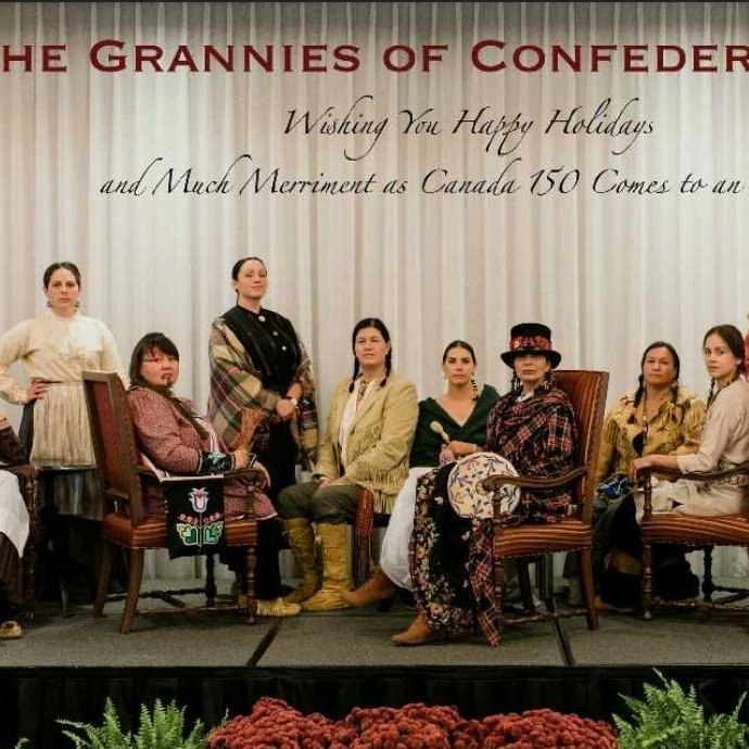 campbelllor's tweet photo. That time we created the #granniesofconfederation
#twospirit #indigiqueer #indigenousstrong
#livingmybestlife #decolonizeeducation #decolonizingthemind https://t.co/wCHHv2G51t