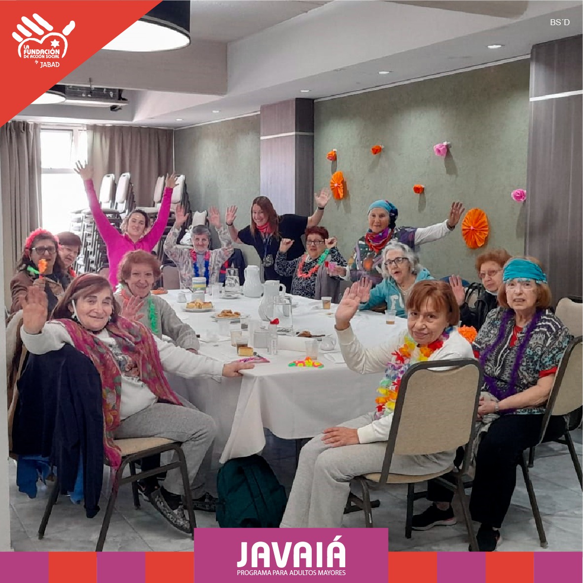 LaFunddeJabad's tweet image. La primavera se vive a todo color en Javaia!!! 
En el taller de “Expresión y Movimiento”, cada encuentro es único y nos renueva la energía. 
#Lafundaciondeaccionsocialdejabad #Javaia #Personasmayores #vejezsaludable #envejecimientoactivo
