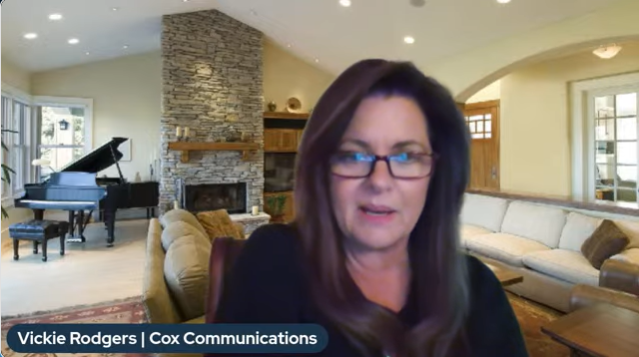 Parks_Marketing's tweet photo. "An apartment now is not just a place to sleep, a home is everything from working at home, home healthcare, remote learning, etc. So having always on services not only inside the apartment, but on the property and common areas is important" -Vickie Rogers @CoxComm #CONN22 https://t.co/Ga3MRzoHTi