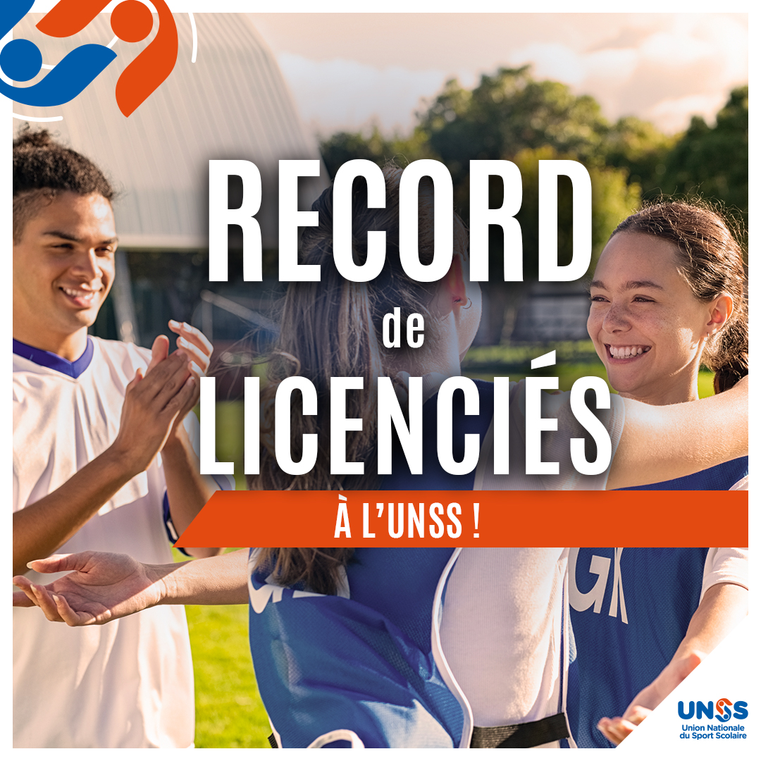 L’UNSS effectue la meilleure rentrée de son histoire avec une hausse du nombre de ses licenciés !

Ce record historique conforte notre politique au sein de 9 096 AS permettant la pratique de plus de 110 disciplines sportives sur l’ensemble des territoires.

Merci à tous ! #UNSS