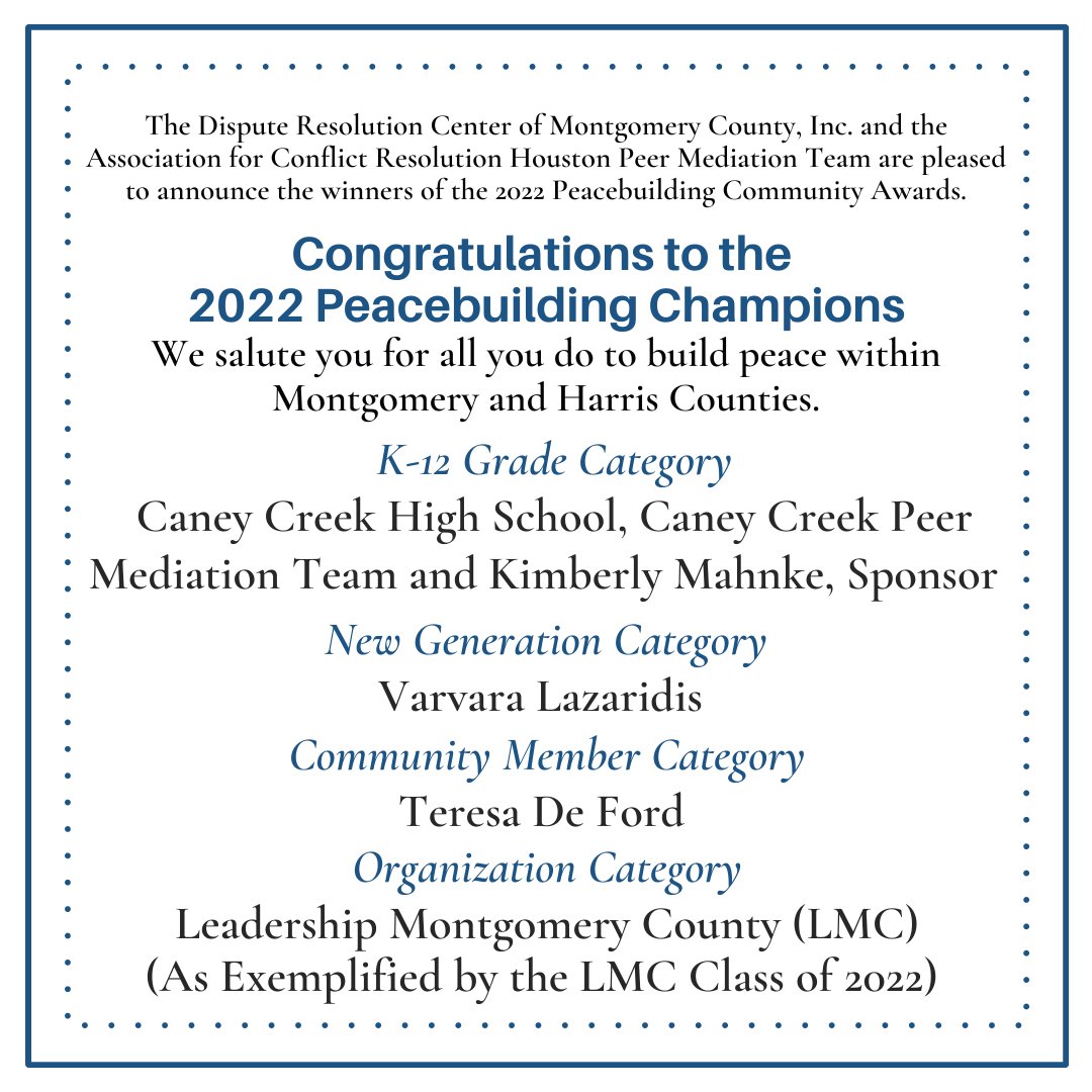 Dispute Resolution of Montgomery County tweet media