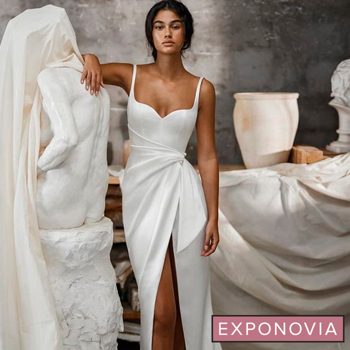 EXPONOVIA's tweet photo. Encantador vestido su corseé de corazón con sus tirantes de satín, le dan ese toque de glamur y romanticismo, ¿lo usarías? 👰✨😍 https://t.co/WrADFqEzuK
