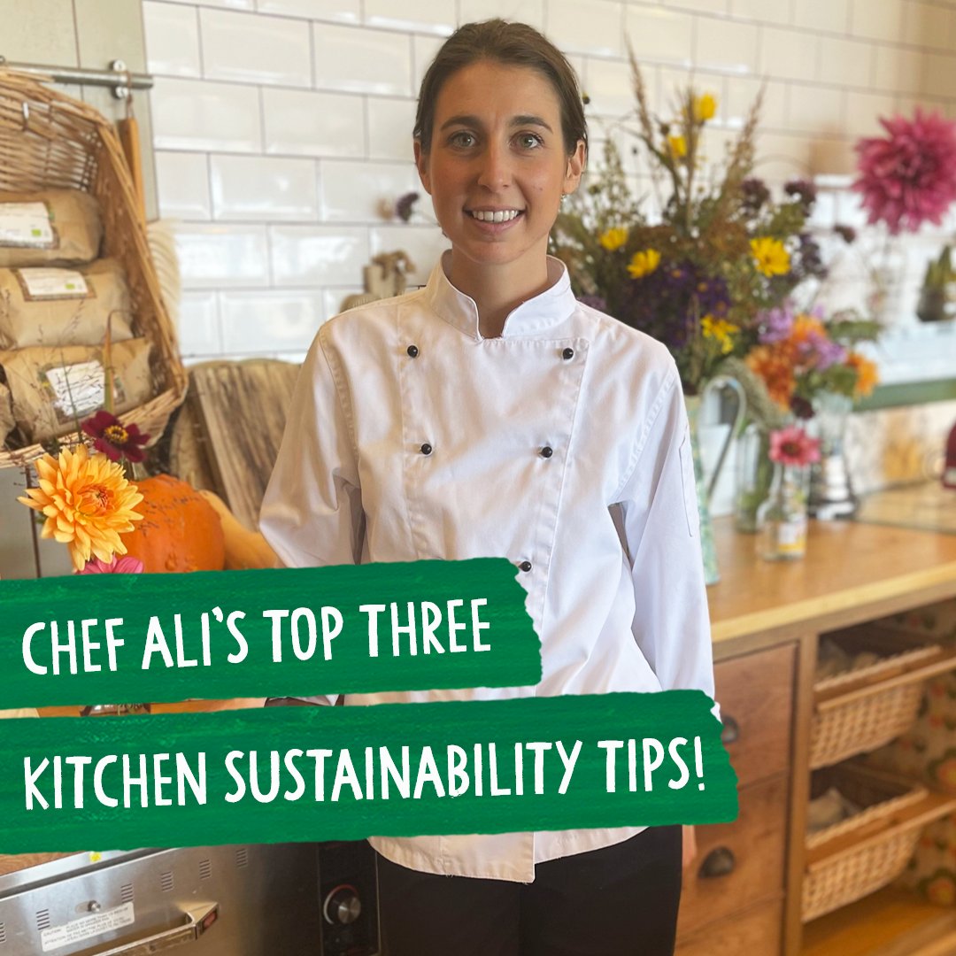 Meet Ali, our Marketing Chef here at Yeo Valley HQ 💚 To celebrate #InternationalChefsDay, Ali has shared her top three tips for being sustainable in your kitchens at home. To read the blog 👉 bit.ly/3EY7L4v #YeoValley #YeoValleyHQ #Organic #YeoValleyOrganic