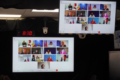 The women of Iran are speaking clearly. No longer will they tolerate the regime’s vision of women in society.

As women foreign ministers, we have a responsibility to amplify their voices as they fight for their human rights, and to work together in support of the people of 🇮🇷.