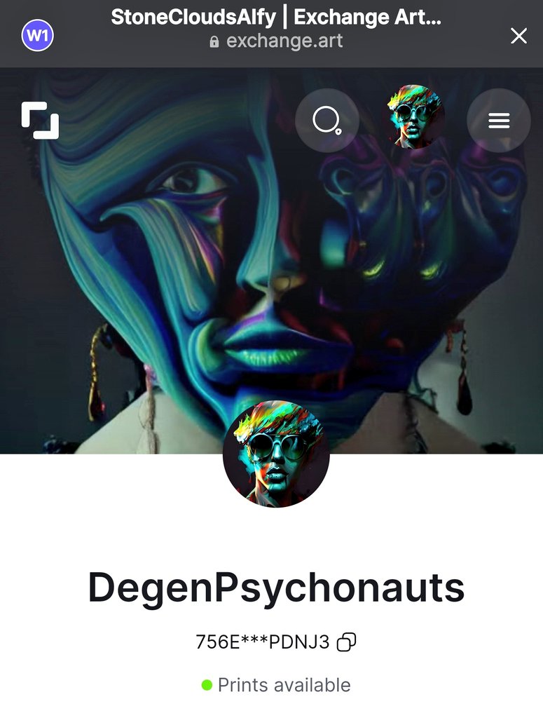 Sol_Weird's tweet photo. Against all expectations, @makersplace  has welcomed #degenpsychonauttribe  (@Ennefti ) into the fol
Thanks Team!! Any current open mints on @LaunchMyNFT *link in profile**and #exchangeart coming down in 12 hours, last chance to join tribe for awhile.
https://t.co/9PBiD0AVUg https://t.co/FOIff2o3tY