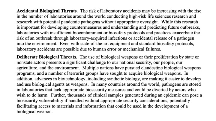 Media firestorm makes clear there is wide concern about risky experiments w viruses. This cuts across political spectrum. It’s not just Rand Paul arguing w Fauci. Notice new Biden strategy (whitehouse.gov/wp-content/upl…) uses word “biosafety” twice as often as “zoonosis.”