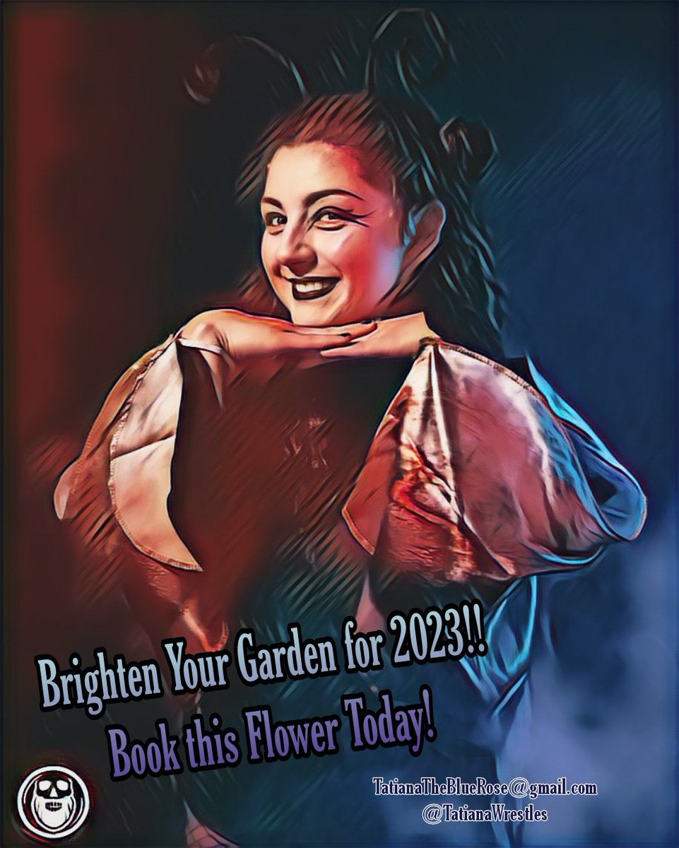 TatianaWrestles's tweet photo. Halloween approaches, and soon behind is the end of 2022!
DM or send an email to book today!
#theunwiltingtatiana #kisskissbloom #mothman #MothFlower https://t.co/0CxT0msKUK