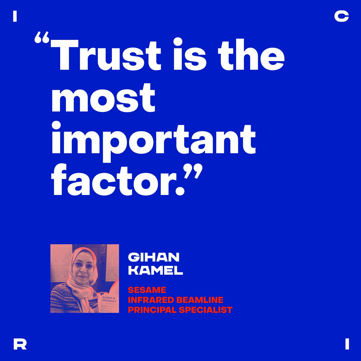 ICRI2022 (@icri2022) on Twitter photo Simple but strong words. Whether you're talking about research infrastructures or anything else...
Heard during Transformative Effect of Research Infrastructures Parallel Theme. <a href="/SESAME_Jordan/">Synchrotron SESAME</a>
Gihan Kamel in Friday´s #ICRI2022 Citizen programme👉 tinyurl.com/bdmu9a9w Simple but strong words. Whether you're talking about research infrastructures or anything else...
Heard during Transformative Effect of Research Infrastructures Parallel Theme. <a href="/SESAME_Jordan/">Synchrotron SESAME</a>
Gihan Kamel in Friday´s #ICRI2022 Citizen programme👉 tinyurl.com/bdmu9a9w