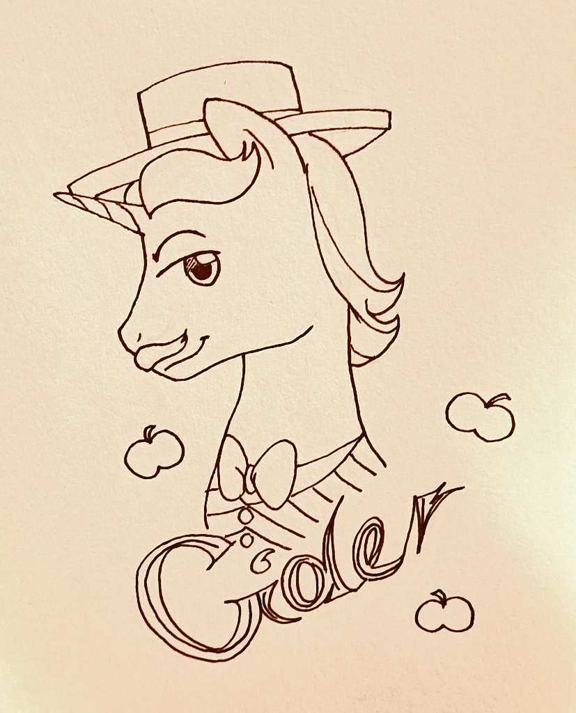 MimicHarmony's tweet photo. #PonyTober

Day nineteen - Cider 

#mpart #traditionalart https://t.co/5upmlv1MVD