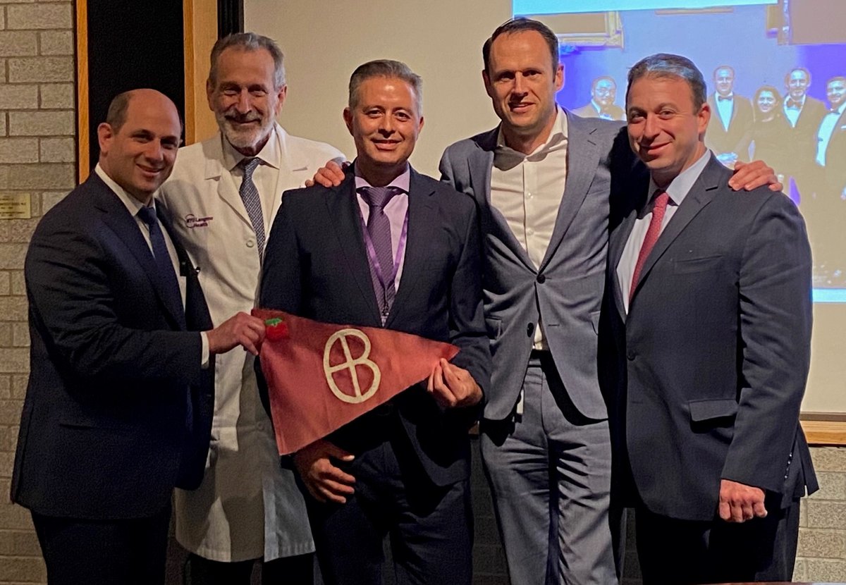 NYU Langone Orthopedics has a rich history with the <a href="/aoa1887/">AOA1887</a>--8 physicians from our institution have been honored as ABC fellows &amp; 4 of them welcomed Dr. Protopsaltis back from his travels yesterday evening: <a href="/PhilippLeuchtMD/">Philipp Leucht, MD</a>, <a href="/EricStrauss12/">Eric Strauss</a>, Dr. Egol &amp; our Chair Dr. Zuckerman!