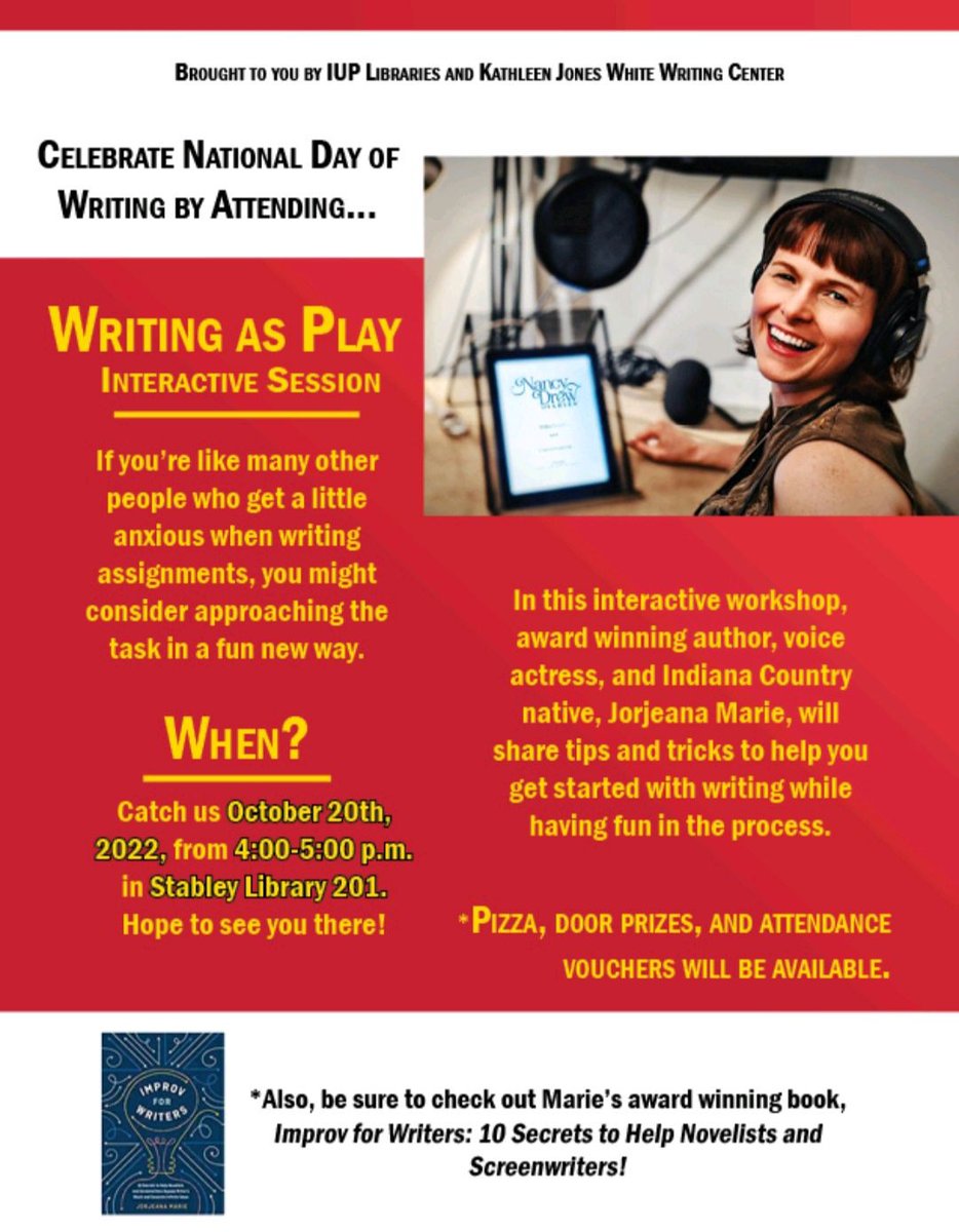 NCTEIUP's tweet photo. Happy National Day on Writing! You don't want to miss this event! https://t.co/gUoxamJF1J