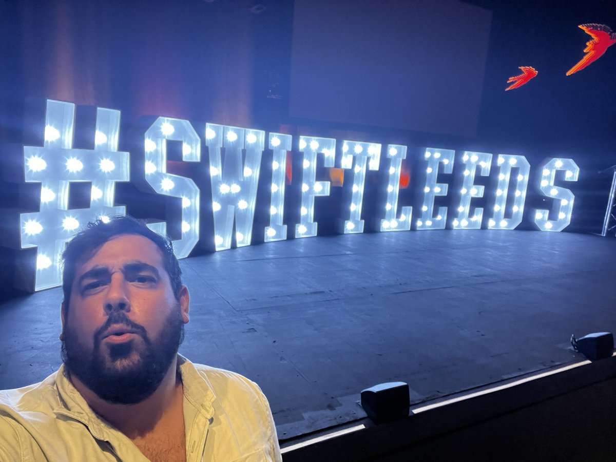 No_Wham's tweet image. That’s a wrap on #SwiftLeeds ! Met a bunch of twitter folk, hear some great talks, and stuffed my face with food. 
Hope I can meet more people next time, until then, thanks a bunch @Adam9Rush !!!